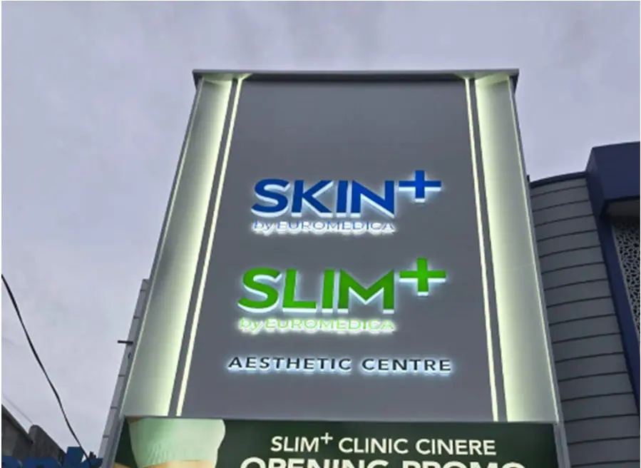 Fasad gerai Skin+ | Slim+ Cinere